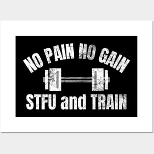 No Pain No Gain Posters and Art